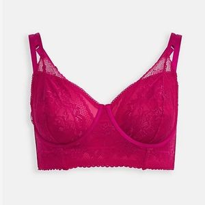 Longline Strappy Lace Bralette Bra